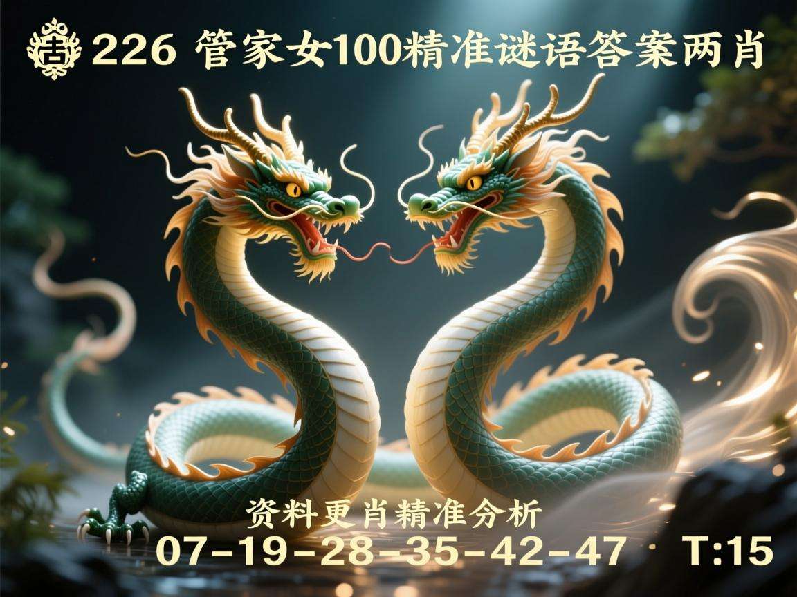 2026澳门管家婆100精准香港谜语答案两肖：龙蛇生肖精准分析，资料更新含07-19-28-35-42-47 T:15
